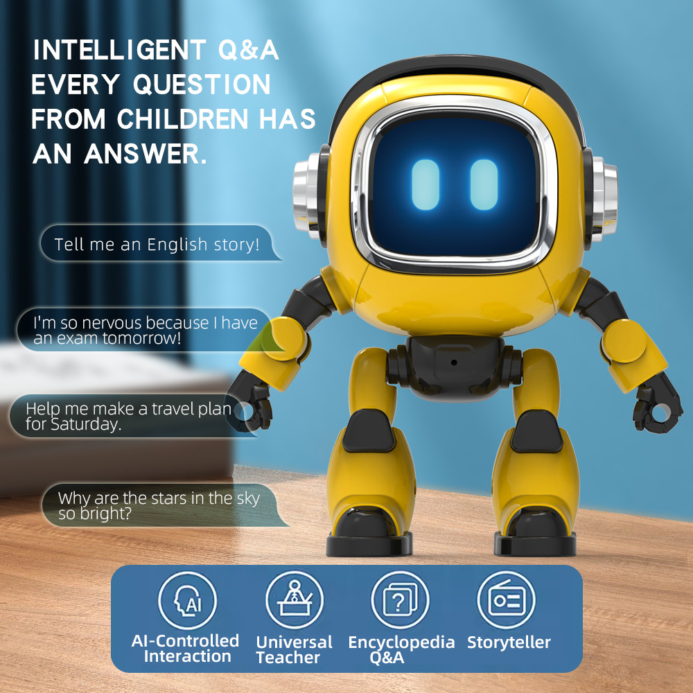 Remote Control Toys - หุ่นยนต์ DeepSeek AI ควบคุมด้วยเสียง พร้อมฟังก์ชันเล่านิทาน สารานุกรม