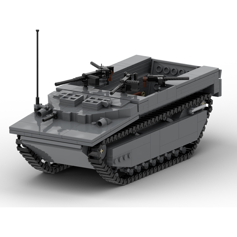 Lego Compatible Military Tank - รถถังทหารสมัยใหม่ LVT-4 รุ่น MOC ตัวต่ออิฐบล็อก อุปกรณ์สงคราม