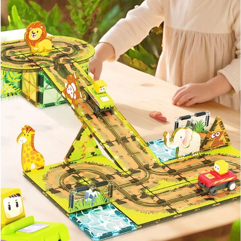 ชุดบล็อกแม่เหล็กพร้อมรถไฟฟ้า ด - Building Blocks บทวิจารณ์และราคา