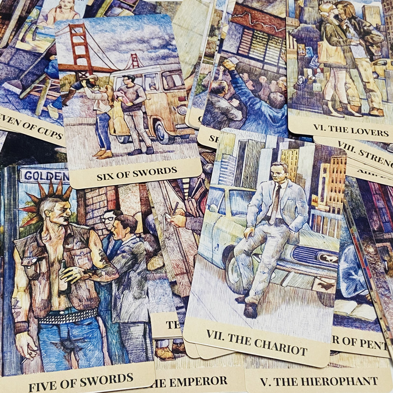 ไพ่ทาโรต์ซิตี้แลบิรินธ์ 78 ใบ  - Tarot Cards Deck With Guidebook บทวิจารณ์และราคา