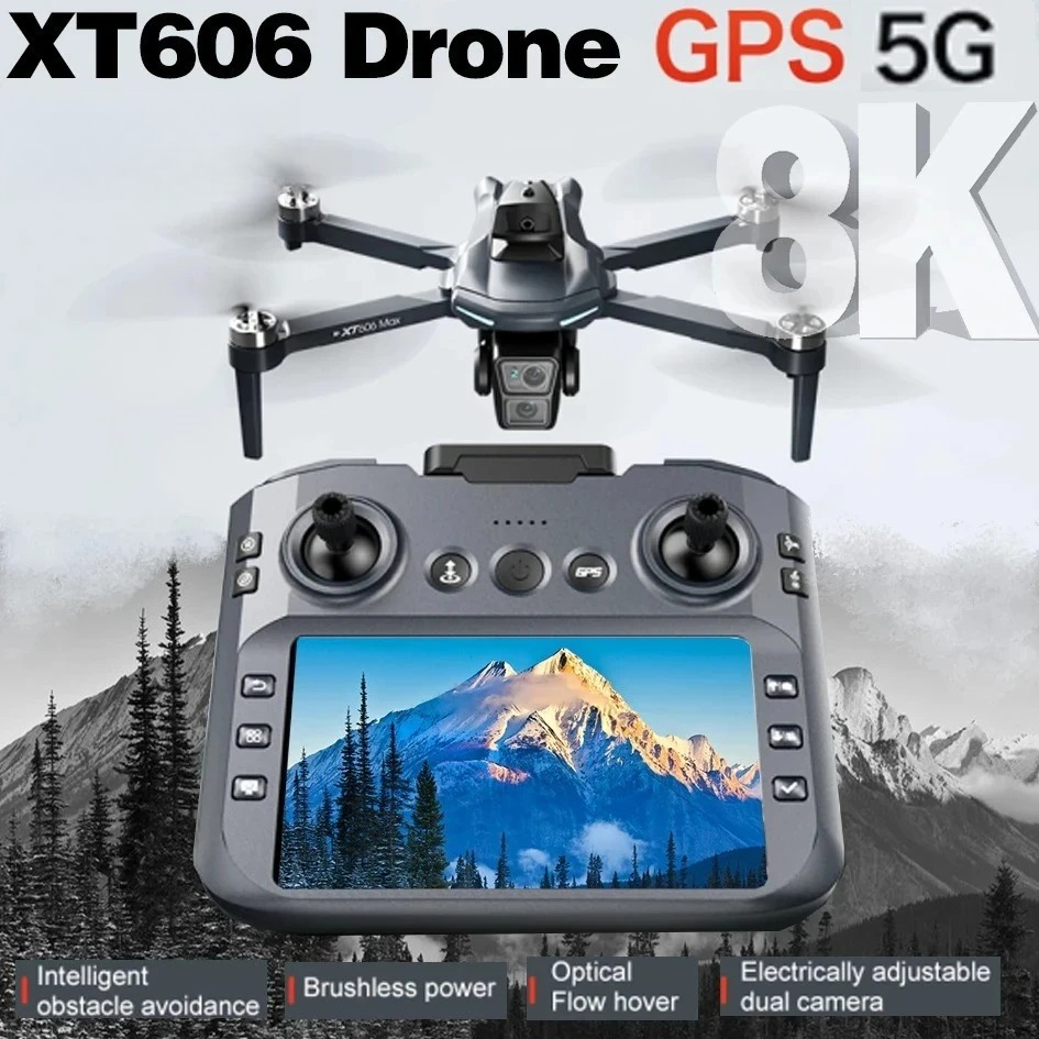 โดรนรุ่น Original XT606 ระดับม - Fpv Brushless Rc Drone 4K บทวิจารณ์และราคา
