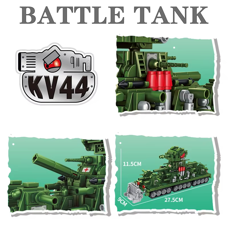 Tank World Cartoon Model Muild - Lego Compatible Military Tank บทวิจารณ์และราคา