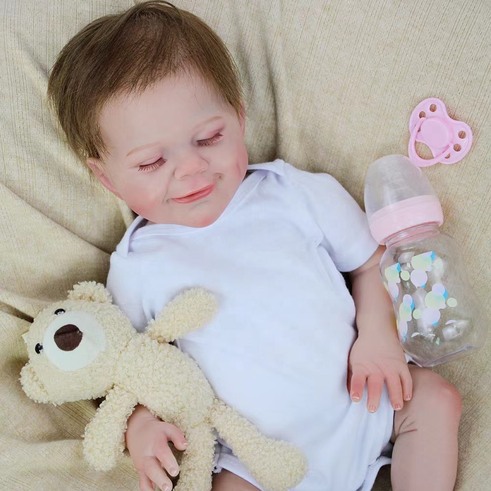 ตุ๊กตาซิลิโคนไวนิลขนาดเล็ก รีบ - Reborn Baby Doll Silicone Realistic บทวิจารณ์และราคา
