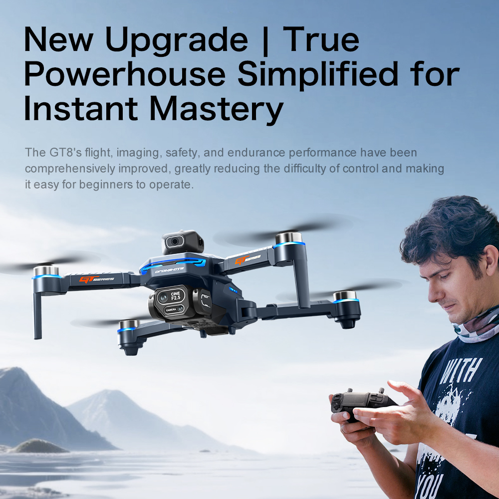 โดรนรุ่น Original GT8 8K ระดับ - Fpv Brushless Rc Drone 4K บทวิจารณ์และราคา