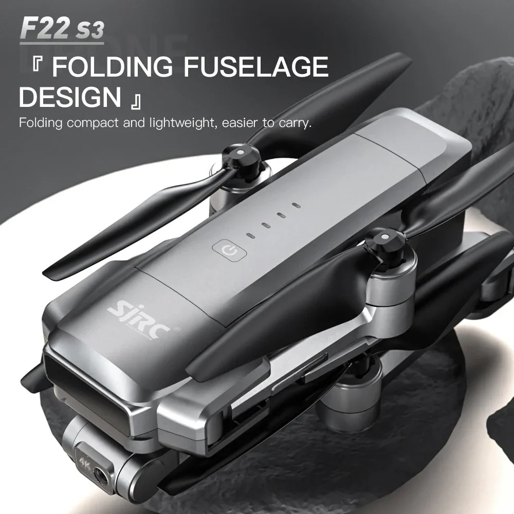โดรน SJRC F22 S3 pro พับได้สำห - Fpv Brushless Rc Drone 4K บทวิจารณ์และราคา
