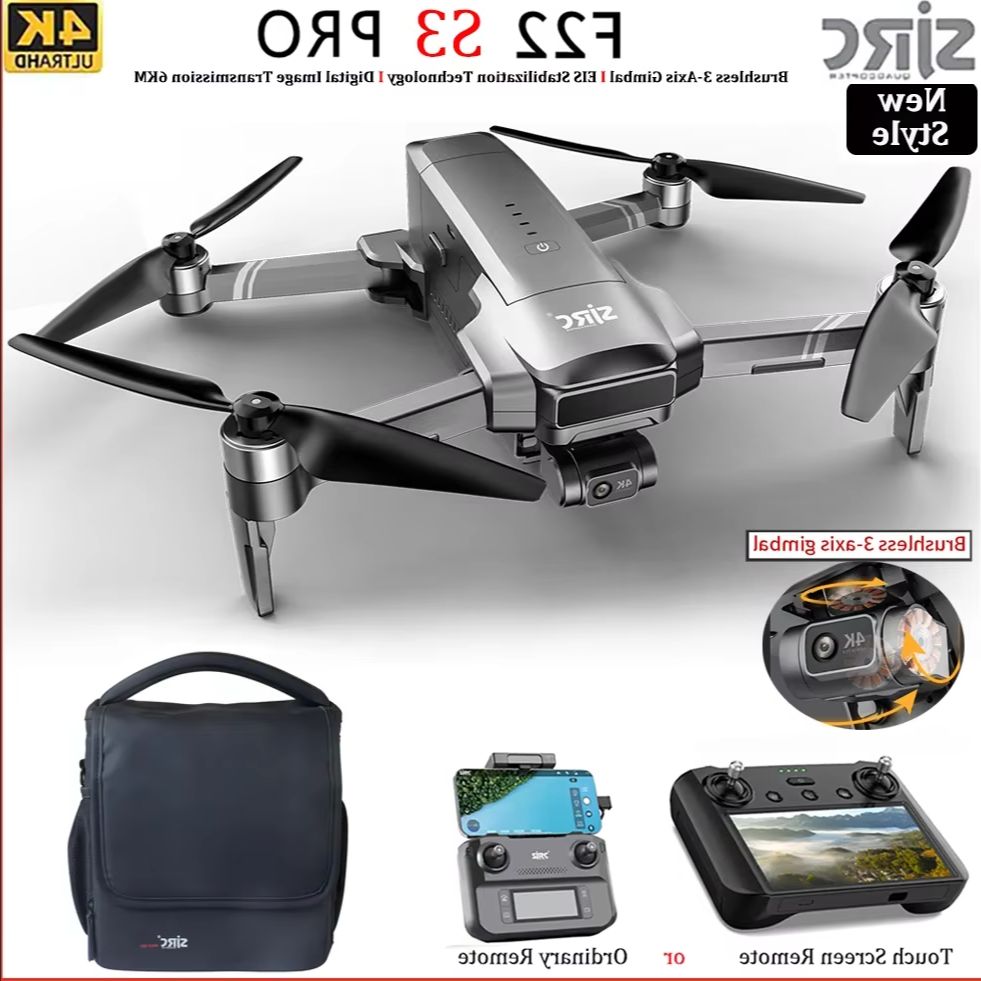โดรน SJRC F22 S3 pro พับได้สำห - Fpv Brushless Rc Drone 4K บทวิจารณ์และราคา