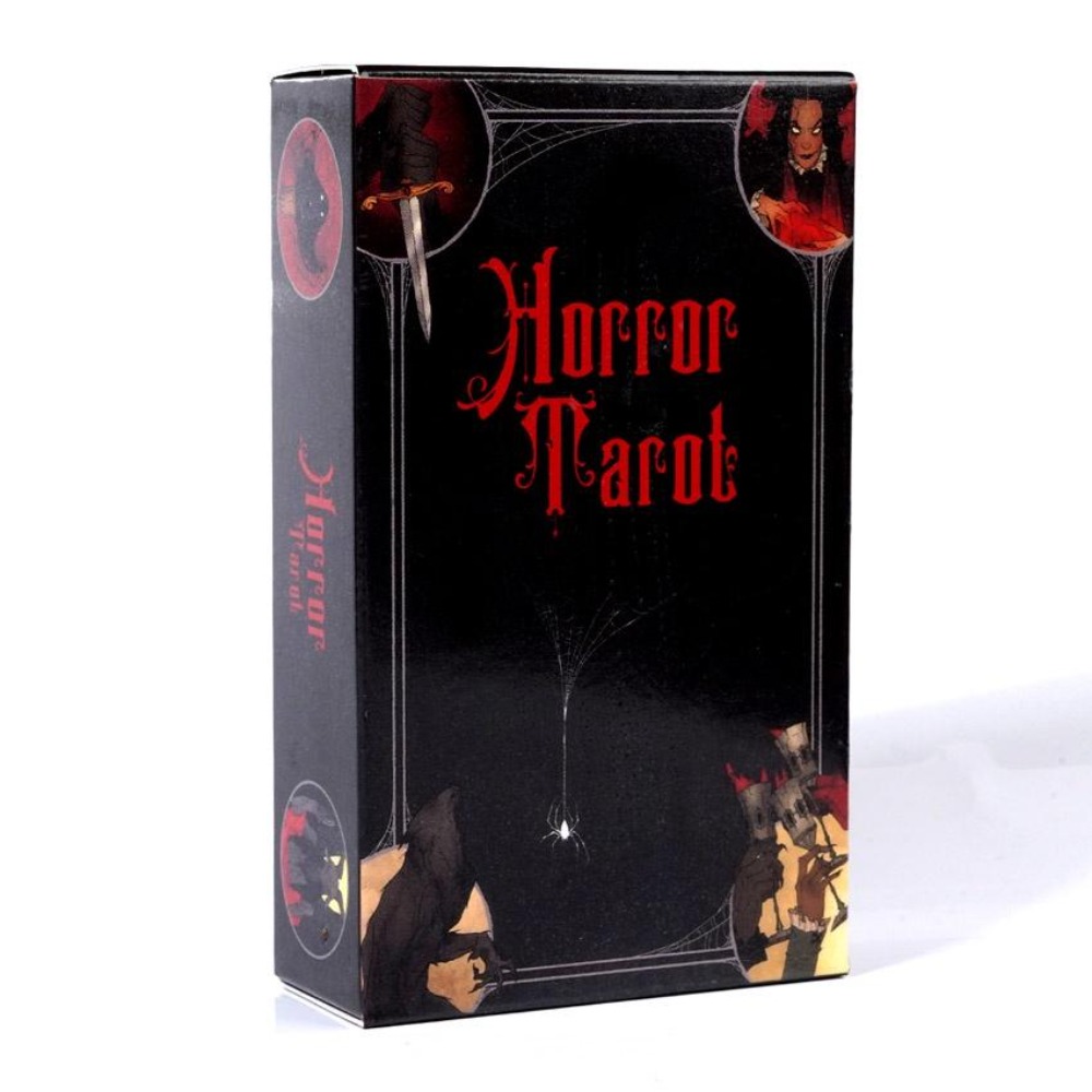 เกมไพ่ทาโรต์สยองขวัญขนาด10.3*6 - Tarot Cards Deck With Guidebook บทวิจารณ์และราคา
