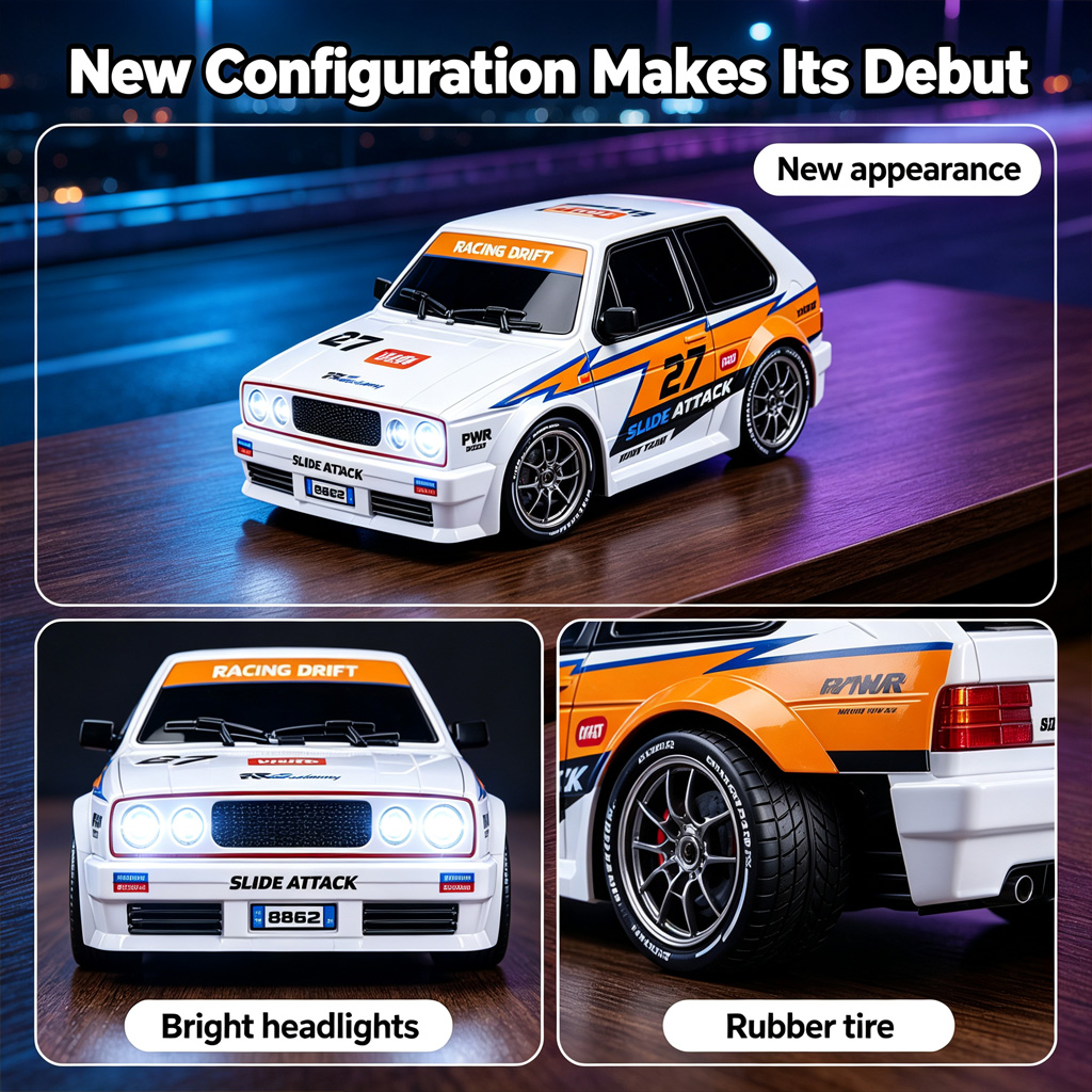 รถดริฟต์ RC รุ่นใหม่ S60 ขนาด  - Rc Drift Car 1 24 Scale 4Wd บทวิจารณ์และราคา