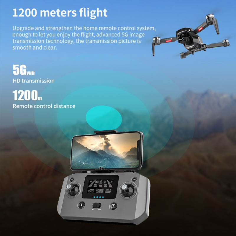 L106 Pro 3 Drone 5G WIFI FPV G - Fpv Brushless Rc Drone 4K บทวิจารณ์และราคา