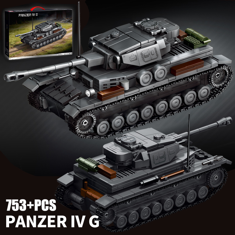 ชุดตัวต่อรถถัง Panzerkampfwage - Lego Compatible Military Tank บทวิจารณ์และราคา