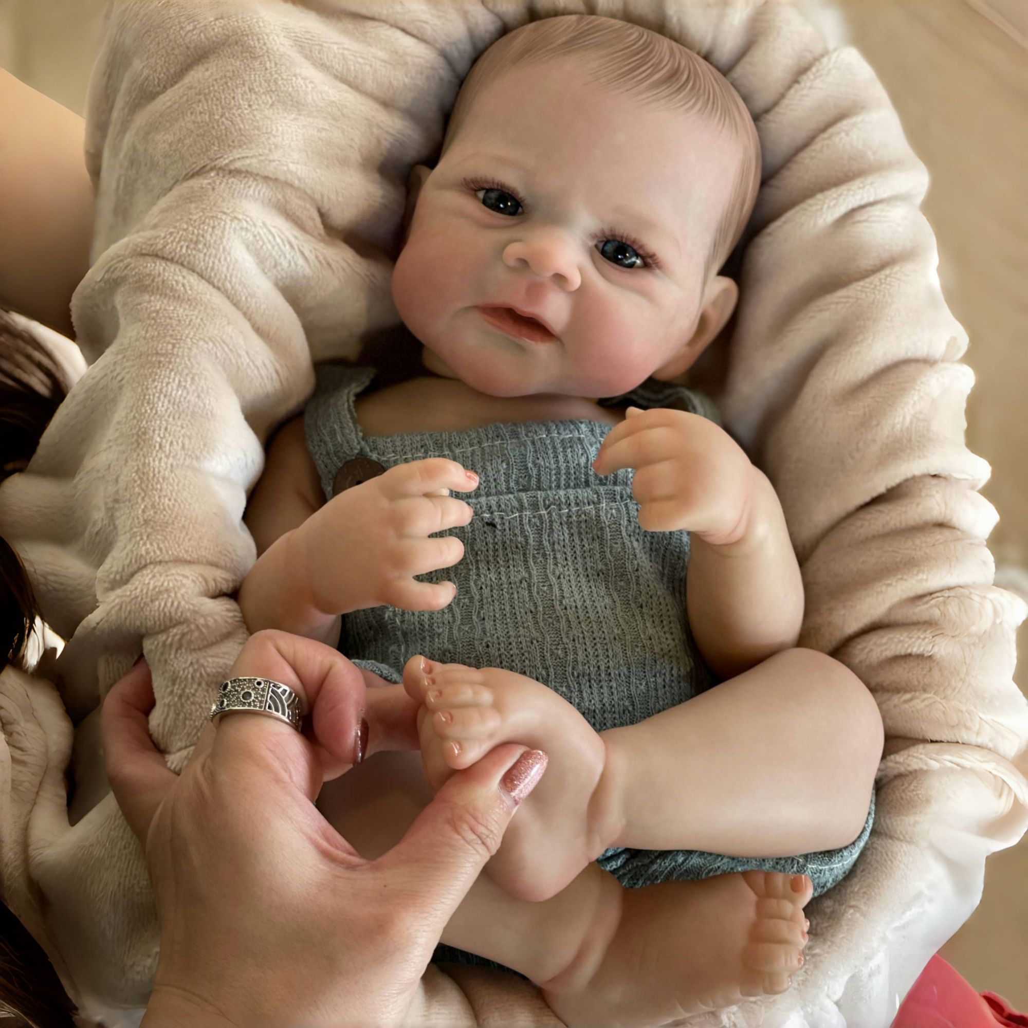 โอตาร์ดดอลส์ 19 นิ้ว อีไลจาห์  - Reborn Baby Doll Silicone Realistic บทวิจารณ์และราคา