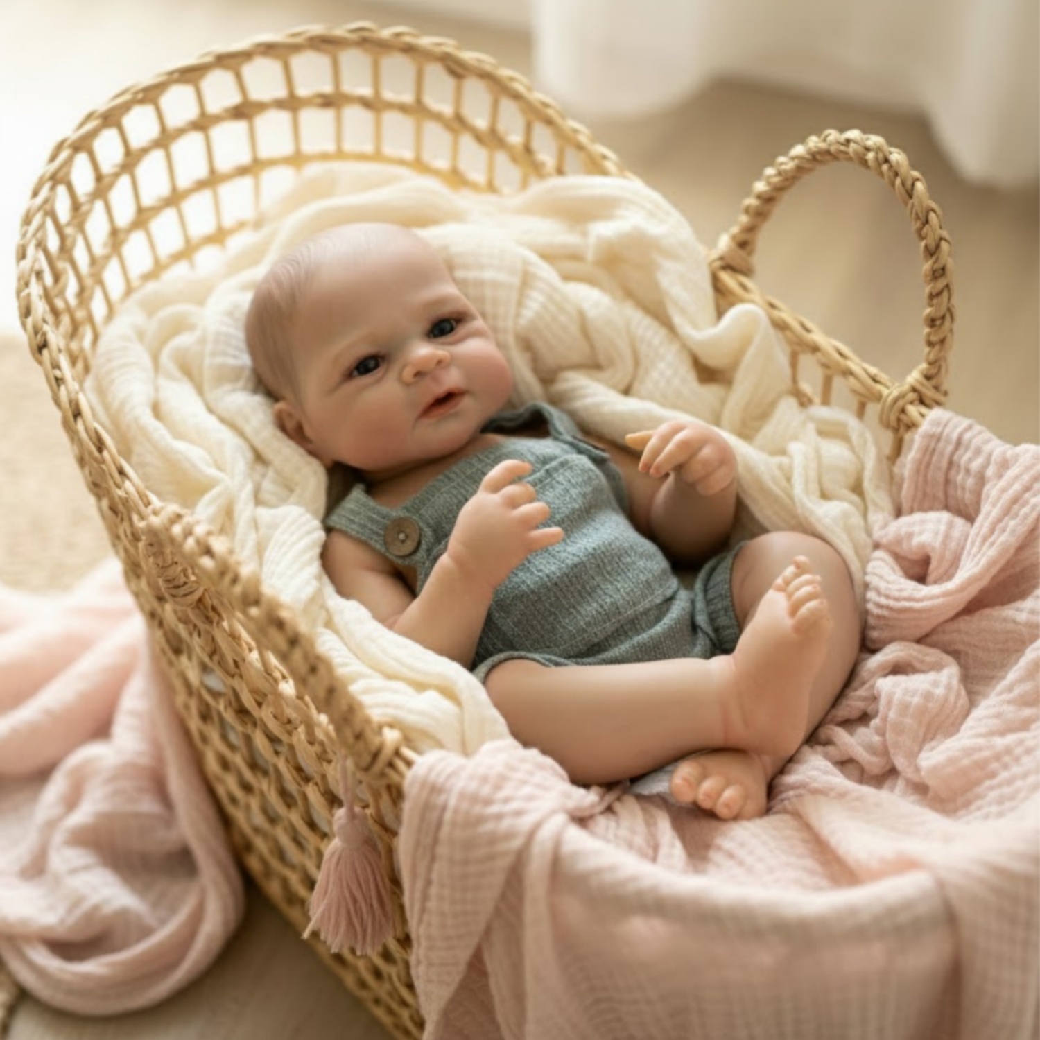 โอตาร์ดดอลส์ 19 นิ้ว อีไลจาห์  - Reborn Baby Doll Silicone Realistic บทวิจารณ์และราคา