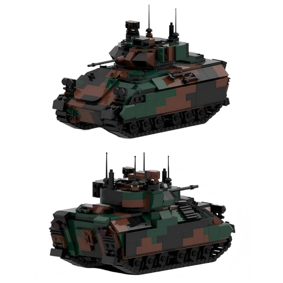 ชุดตัวต่อรถถัง MOC Military Se - Lego Compatible Military Tank บทวิจารณ์และราคา